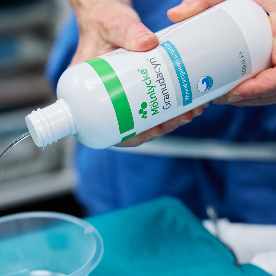 Solução para limpeza do leito da ferida Granudacyn - Imagem 6